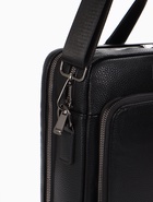 Сумка деловая, на молнии, длинный ремень, 2 наружных кармана, 39×10×28 см, чёрная - Фото 20