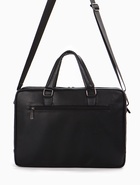 Сумка деловая, на молнии, длинный ремень, 2 наружных кармана, 39×10×28 см, чёрная - Фото 5