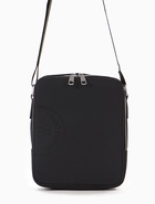 Сумка мужская, на молнии, наружный карман, длинный ремень, 20×6×24 см, чёрная - фото 68175733