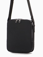 Сумка мужская, на молнии, наружный карман, длинный ремень, 20×6×24 см, чёрная - фото 68175734