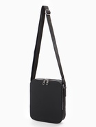 Сумка мужская, на молнии, наружный карман, длинный ремень, 20×6×24 см, чёрная - фото 68175736