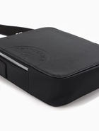 Сумка мужская, на молнии, наружный карман, длинный ремень, 20×6×24 см, чёрная - фото 68175740