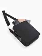 Сумка мужская, на молнии, наружный карман, длинный ремень, 20×6×24 см, чёрная - Фото 10