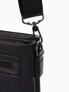 Сумка мужская, 20*6*23, отд на молнии, 2 н/карман, длин ремень, черный - Фото 13