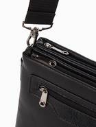 Сумка мужская, на молнии, длинный ремень, 2 наружных кармана, 20×6×23 см, чёрная - Фото 14