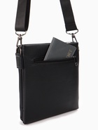 Сумка мужская, на молнии, длинный ремень, 2 наружных кармана, 20×6×23 см, чёрная - Фото 6