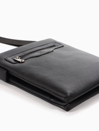 Сумка мужская, 20*6*23, отд на молнии, 2 н/карман, длин ремень, черный - Фото 10