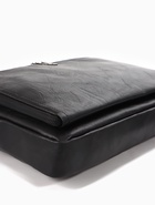 Сумка деловая, 38*8*29см, отд на молнии, 2 н/кармана, длин регил. ремень, ручка, черный - Фото 11