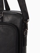 Сумка деловая, 38*8*29см, отд на молнии, 2 н/кармана, длин регил. ремень, ручка, черный - Фото 16