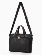 Сумка деловая, мужская, на молнии, длинный ремень, 38×8×29 см, чёрная - Фото 4