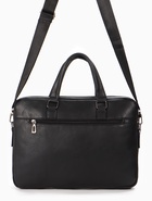 Сумка деловая, мужская, на молнии, длинный ремень, 38×8×29 см, чёрная - Фото 5