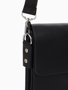 Сумка планшет муж, 19*2*23, 2 отд на молнии,  н/карм, длин рег ремень, черный - Фото 2