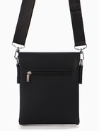 Сумка планшет муж, 19*2*23, 2 отд на молнии,  н/карм, длин рег ремень, черный - Фото 5