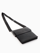 Сумка планшет муж, 19*2*23, 2 отд на молнии,  н/карм, длин рег ремень, черный - Фото 7