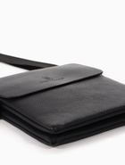 Сумка планшет мужская, 2 отделения, на молнии, длинный ремень, 19×2×23 см, чёрная - Фото 8