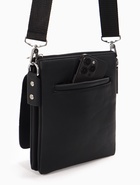 Сумка планшет мужская, 2 отделения, на молнии, длинный ремень, 19×2×23 см, чёрная - Фото 9