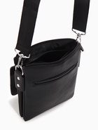 Сумка планшет мужская, 2 отделения, на молнии, длинный ремень, 19×2×23 см, чёрная - Фото 10