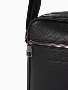 Сумка мужская, на молнии, два наружных кармана, длинный ремень, 21×7×25 см, чёрная - Фото 13