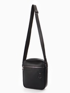 Сумка мужская, 21*7*25 см, отд на молнии, 2 н/карман, длин рег.ремень, черный - Фото 4