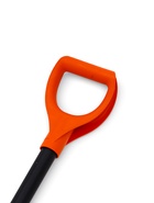 Лопата 500 х 375 мм, пластик, металлический черенок, оцинкованная планка Вьюга №2 Премиум - фото 65568545