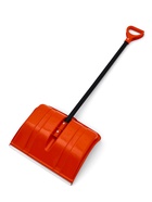 Лопата 500 х 375 мм, пластик, металлический черенок, оцинкованная планка Вьюга №2 Премиум - фото 65568546