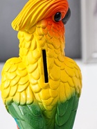 Копилка Попугай, цветной, 21*8,5*9,5 см - фото 65568573