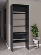 Вешалка модульной гардеробной системы «Модус», 2090×800×420 мм, цвет графит - Фото 3