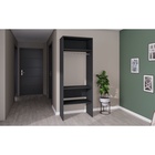 Вешалка модульной гардеробной системы «Модус», 2090×800×420 мм, цвет графит - Фото 4