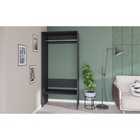 Вешалка модульной гардеробной системы «Модус», 2090×1000×520 мм, цвет графит - фото 68175827