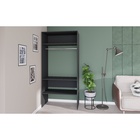 Вешалка модульной гардеробной системы «Модус», 2090×1000×520 мм, цвет графит - Фото 4