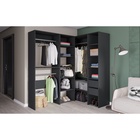 Комплект модульной гардеробной системы «Модус», 2800×2080×510 мм, цвет графит - фото 68175832