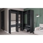 Комплект модульной гардеробной системы «Модус», 2800×2080×510 мм, цвет графит - фото 68175833