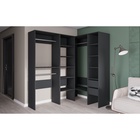 Комплект модульной гардеробной системы «Модус», 2800×2080×510 мм, цвет графит - фото 68175834