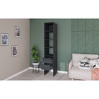 Стеллаж модульной гардеробной системы «Модус», 2090×400×520 мм, цвет графит - фото 68175842