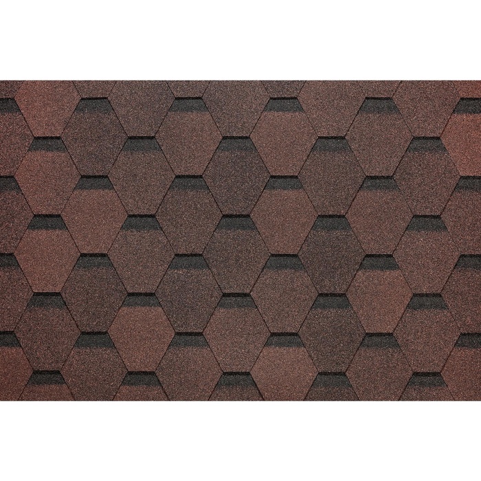 УЦЕНКА Гибкая черепица Döcke PIE EUROPA Карат Коричневый 3 м2 - Фото 1