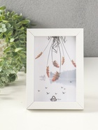 Фоторамка МДФ на 1 фото 10х15 см "Белая классика" 2,5х13х18 см (комплект 2 шт) - фото 65468050