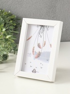 Фоторамка МДФ на 1 фото 10х15 см "Белая классика" 2,5х13х18 см (комплект 2 шт) - фото 65468051