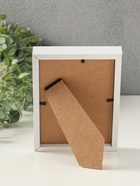 Фоторамка МДФ на 1 фото 10х15 см "Белая классика" 2,5х13х18 см (комплект 2 шт) - фото 65468053