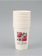 Стакан для цветов «Цветы для тебя», 350 мл (комплект 10 шт) - фото 68175869