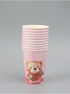 Стакан для цветов «Самой прекрасной», мишка, 350 мл (комплект 10 шт) - фото 68175874