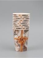 Стакан для цветов «Мрамор», 350 мл (комплект 10 шт) - фото 68175904