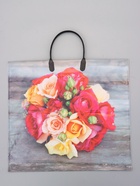 Пакет «Цветы ассорти», полиэтиленовый с пластиковой ручкой, 38×34 + 3 см, 90 мкм - Фото 8