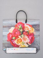 Пакет «Цветы ассорти», полиэтиленовый с пластиковой ручкой, 38×34 + 3 см, 90 мкм - Фото 9