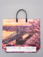 Пакет «Дунай», полиэтиленовый с пластиковой ручкой, 38×34 + 3 см, 90 мкм - Фото 2