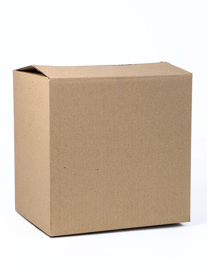 Коробка складная, бурая, для хранения и отправки посылок, 30×22×30 см - Фото 1