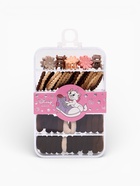 Резинки и заколки для волос в контейнере, Коты аристократы - Фото 6