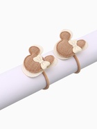 Резинка для волос набор 2 шт, Минни Маус  (артикул 10894797)  большой выбор товаров оптом и в розницу по низким ценам с доставкой