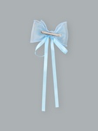 Бант для волос на заколке с лентами, голубой, Холодное сердце - Фото 4