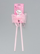 Бант для волос на заколке с лентами, розовый, Коты аристократы - фото 66104263