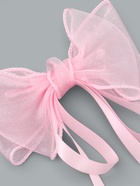Бант для волос на заколке с лентами, розовый, Кошечка Мари - Фото 3